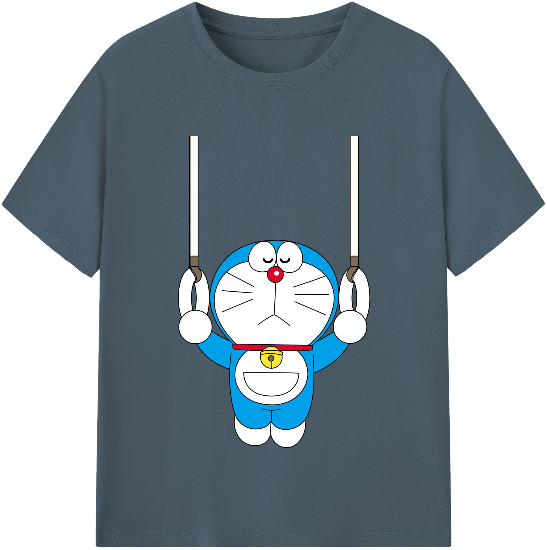 （画像用） ドラえもん Doraemon 綿100％半袖Tシャツ（フロントプリント）